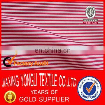 Stripe polyester lining fabric