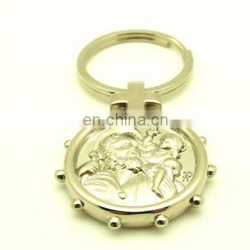 25 Experience Years Wholesale Souvenir SILVER Cross Religion METAL KEYRING photo-2