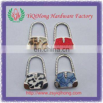 New design bag shape glitter purse hanger