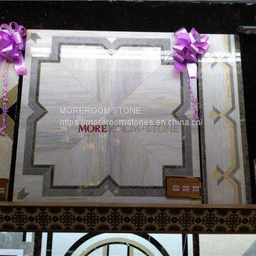 Interior Design Water Jet Marble Effect Porcelain Tile photo-3