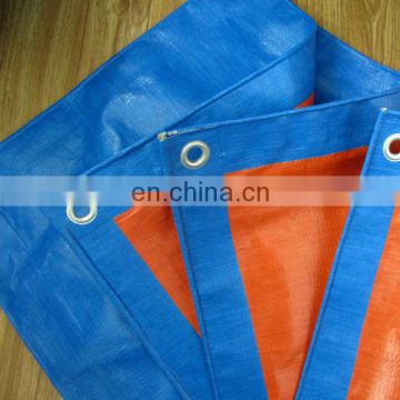 Plastic Blue Orange Truck Rain Waterproof Sunshade Tarpaulin/Sunscreen Canopy