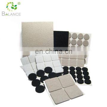 different size adhesive felt pad chair leg floor protection