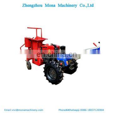 Agricultural equipment hand push corn harvester with diesel engine