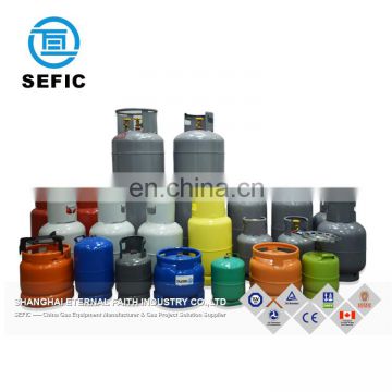 Steel 12.5kg lpg Empty Tank For Sale With Customized Colors