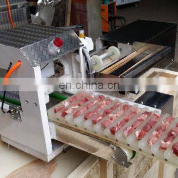 Good Service ISO Approved Lamb Meat/Kabob String Machine