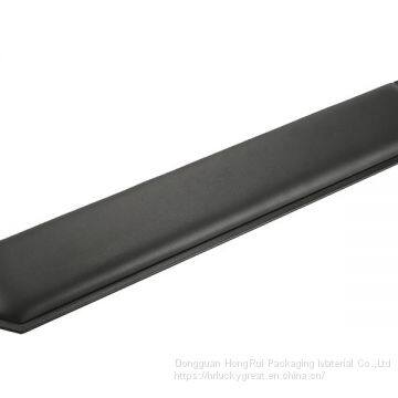 OEM Customized Design Black Colour Cooling Gel-infused Wrist Rest Mouse Pad for Gaming Player