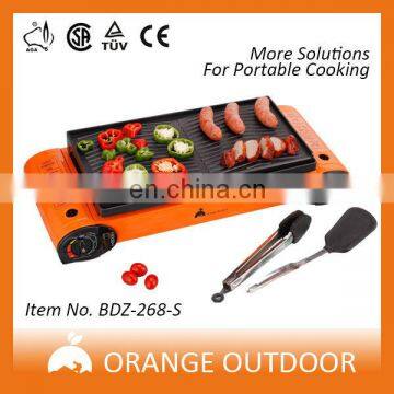 high quality Newest portable double burners butane gas stove