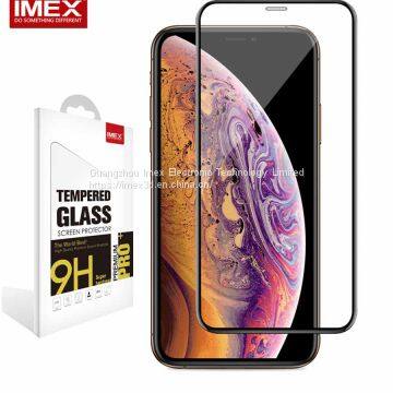 3D-полный защитный стеклянный накладной для IPHONE XS, защитная пленка для криволинейного 3D-экрана IPHONE