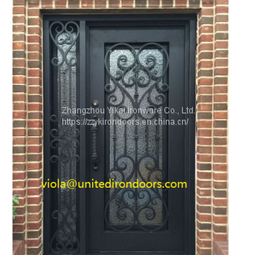 #005 Good quality Custom Wrought Iron Door