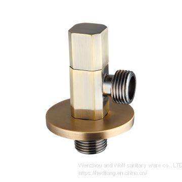 Universal triangle valve for water stop valve of toilet water heater
