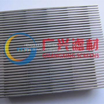 Flat panels and cylindrical screen of welded profile wire screen