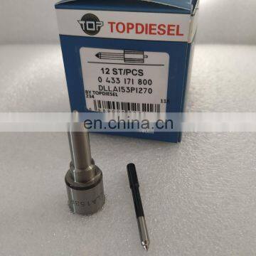 TOPDIESEL Common rail nozzle DLLA153P1270  0433171800 for 0 445 110 193194 USD14.0