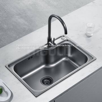920169 HIGOLD SUS 304 Stainless Steel Pressing Sink Single Bowl photo-2