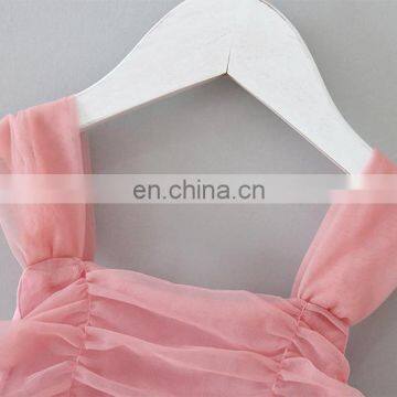 A0165# Girls Dress 2020 Summer Cotton Sleeves Clothes Kids Dress photo-3