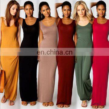 Customized Multi Color Multi Size 2020 Women Sexy Long Dresses Ladies Fashion Casual Dresses Women Summer Dresses photo-3