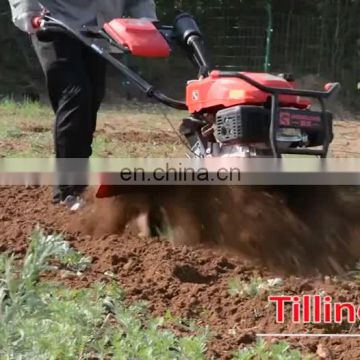 Mini tille rotary hand cultivator power weeder for sale