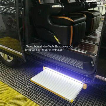 Electric step for vans