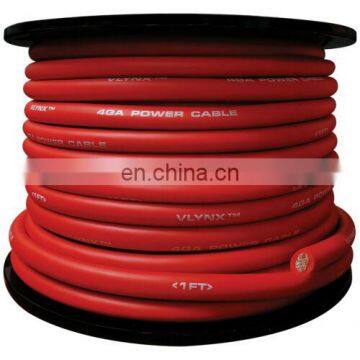 Good Quality Car Audio Power Ground Battery Cable 1/0 OFC Wire With Flexible Blue Jacket photo-2