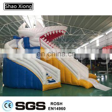 Kids Water Park Equipment Inflatable Swimming Pool Shark Water Slides photo-2