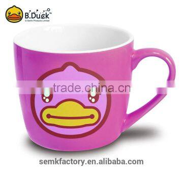 Plain hot sale custom pink fancy coffee cups and mugs