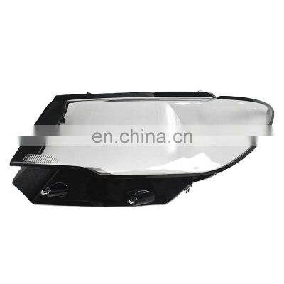 PORBAO transparent balck border headlight glass lens cover for Compes 2017-2019 YEAR