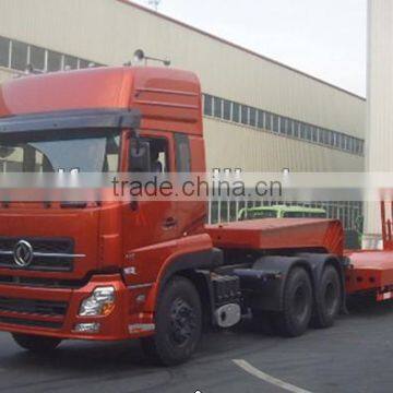 Good Quantity Dongfeng Tri-axle Semi-trailer/Low bed semi-trailer/for construction machinery transport