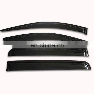 Custom Logo 4x4 Plastic Black Car Rain Sun Door Window Visor for Mitsubishi Triton L200 2015 2019 2020 2021 photo-3