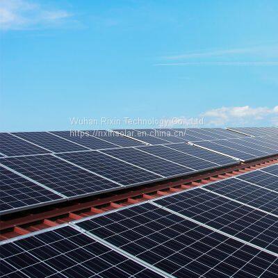 Rixin BIPV Solar Panels All Black Monocrystalline Silicon Solar Panel 6v 540w photo-5