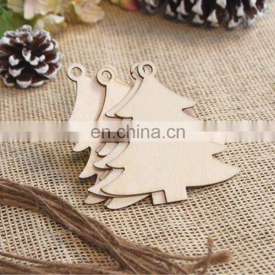 cheap custom reindeer christmas tree wooden decorations hanging ornament retail store ornament hanging display