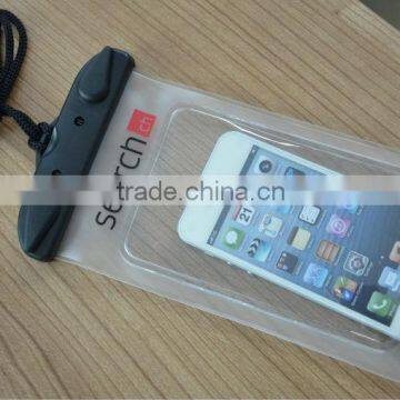 2014 new product PVC waterproof bag for phone with neck strap for iphone