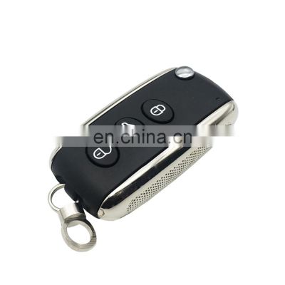 Flip Folding 3 Button Remote Control Car Smart Key Shell Case Fob For Bentley Keys Continental Arnage Mulsanne Auto Key