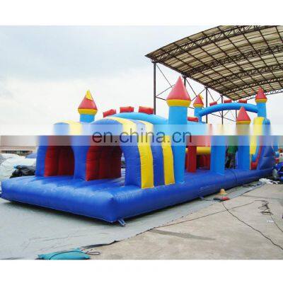 China hot sale cheap price adult inflatable obstacles course