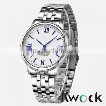 New Unisex fashion luxury watch /Fashion brand Wristwatches/ Stainless steel quartz watch