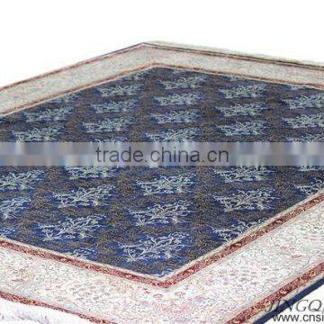 Good quality new arrival high density hand knotted pure handmade Chinese silk carpet