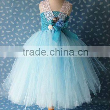 Girl Hot Princess Dresses Brand Girls Frozen Dress Elsa & Anna Summer tutu kids dress For Children Clothing 10pcs/lot