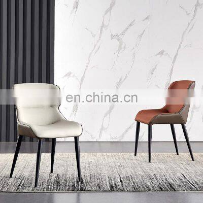 Leather Modern Luxury Dinning Table Chiars Restaurant Dinning Room Chairs for Dining Room photo-5
