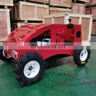 Wholesale China Manufacturer Farm Small Cordless Home Lawn Mower Mud Tires Remote Control Lawn Mower for Sale photo-2