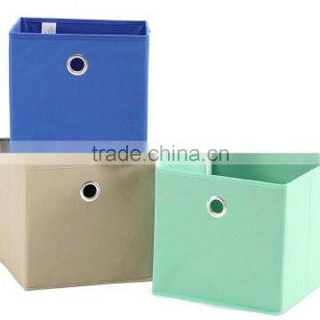 Non-woven 3-Pack Foldable Fabric Storage Bins/boxes