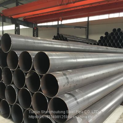 Manufacturer ERW Welded Steel Pipe Iron Black Tube Gi Galvanized Steel Pipe For Construction