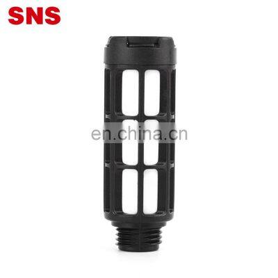 SNS PSU Series Black Color Pneumatic Air Exhaust Muffler Filter Plastic Silencer for Noise Reducing photo-2