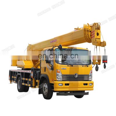 Earth-moving Machinery  16ton Hydraulic Telescopic Boom Truck Mounted Crane Man Basket Crane For Sale