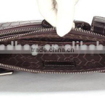 Good Quality Sport Crocodile Pattern Cow Leather Chest Pack Fashion New Style Waist Bag Leisure Single Shoulder Bag for Men photo-6