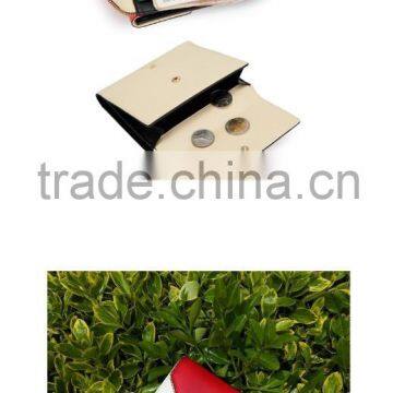 High Quality Large Capacity Multifunctional CONTRAST COLOR Custom Genuine Leather Zip Women RFID Blocking Wallet for Ladies photo-5