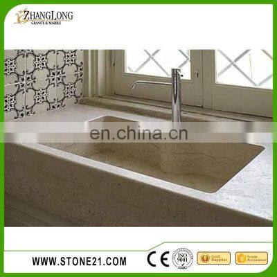 High Quality Filetto Rosso Classico Cream Marble