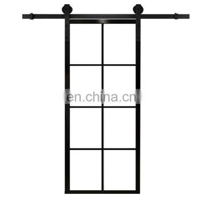 Prima Doors Aluminum Alloy Slim Frame Industrial Security Barn Interior Doors