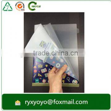 cheap customized a4 size pp plastic folder with separators for education fair