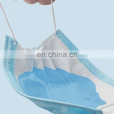 Hospital Doctor Disposable Black 3 4 Ply Non Woven Activated Carbon Deodorant Surgical Medical Face Mask