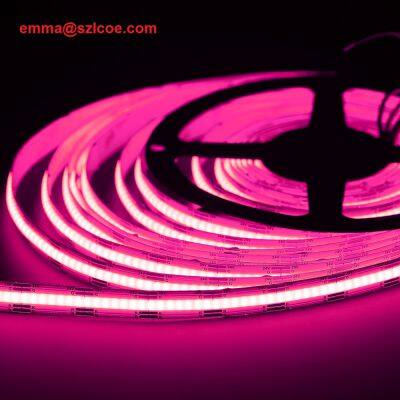 DC24V High Density Flexible Fcob Led Tape Light 1008leds Rgb Fcob Led Strip IP20 RGB FCOB Led Strip Light