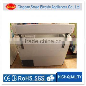 R134a 220V Glass Door Display Manual Defrost Freezer for Ice Cream photo-2