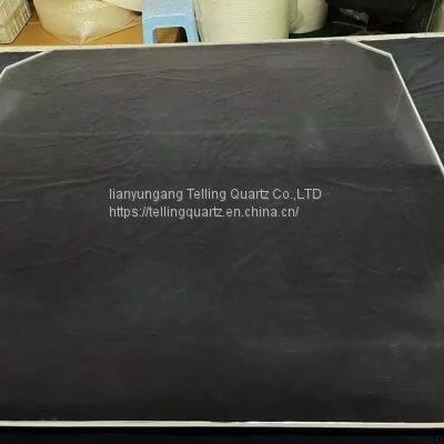 Professional Manufacturer UVC Transparent Thin Thick Round Rectangle Polished Quartz Glass Sheet Quartz Disc Quartz Plate photo-2